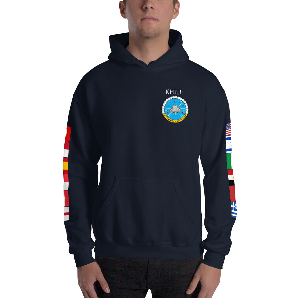 IKE CUSTOM w/FLAGS - E HUGHES - Hoodie