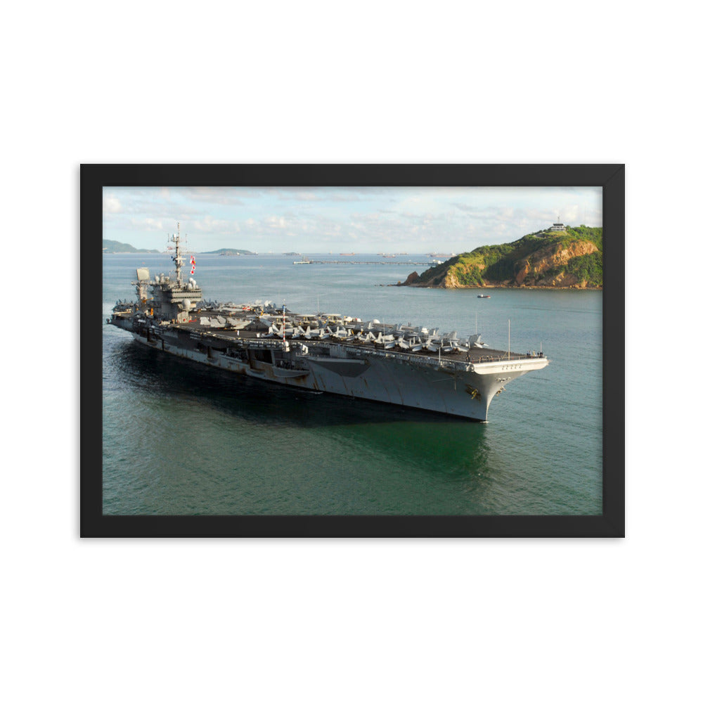 USS Kitty Hawk (CV-63) Framed Ship Photo
