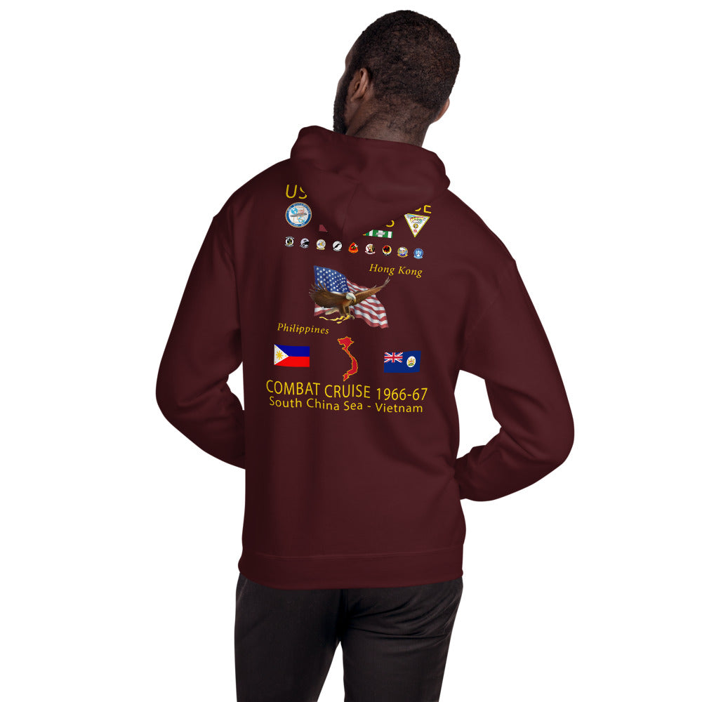 USS Enterprise (CVAN-65) 1966-67 Cruise Hoodie