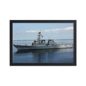 USS Arleigh Burke (DDG-51) Framed Ship Photo