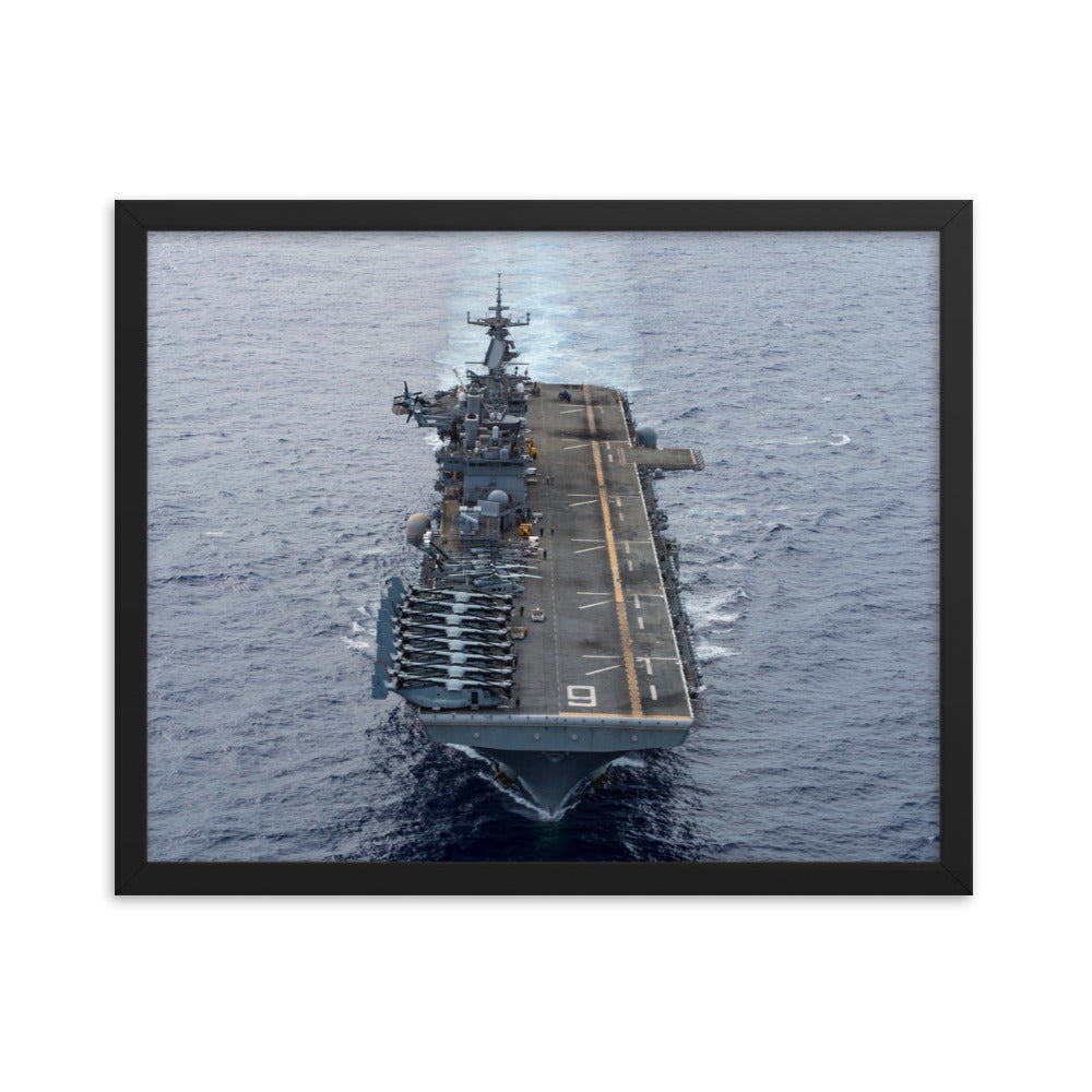 USS Bonhomme Richard (LHD-6) Framed Ship Photo