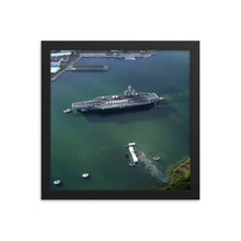 Load image into Gallery viewer, USS Nimitz (CVN-68) Framed Ship Photo - Pearl Harbor
