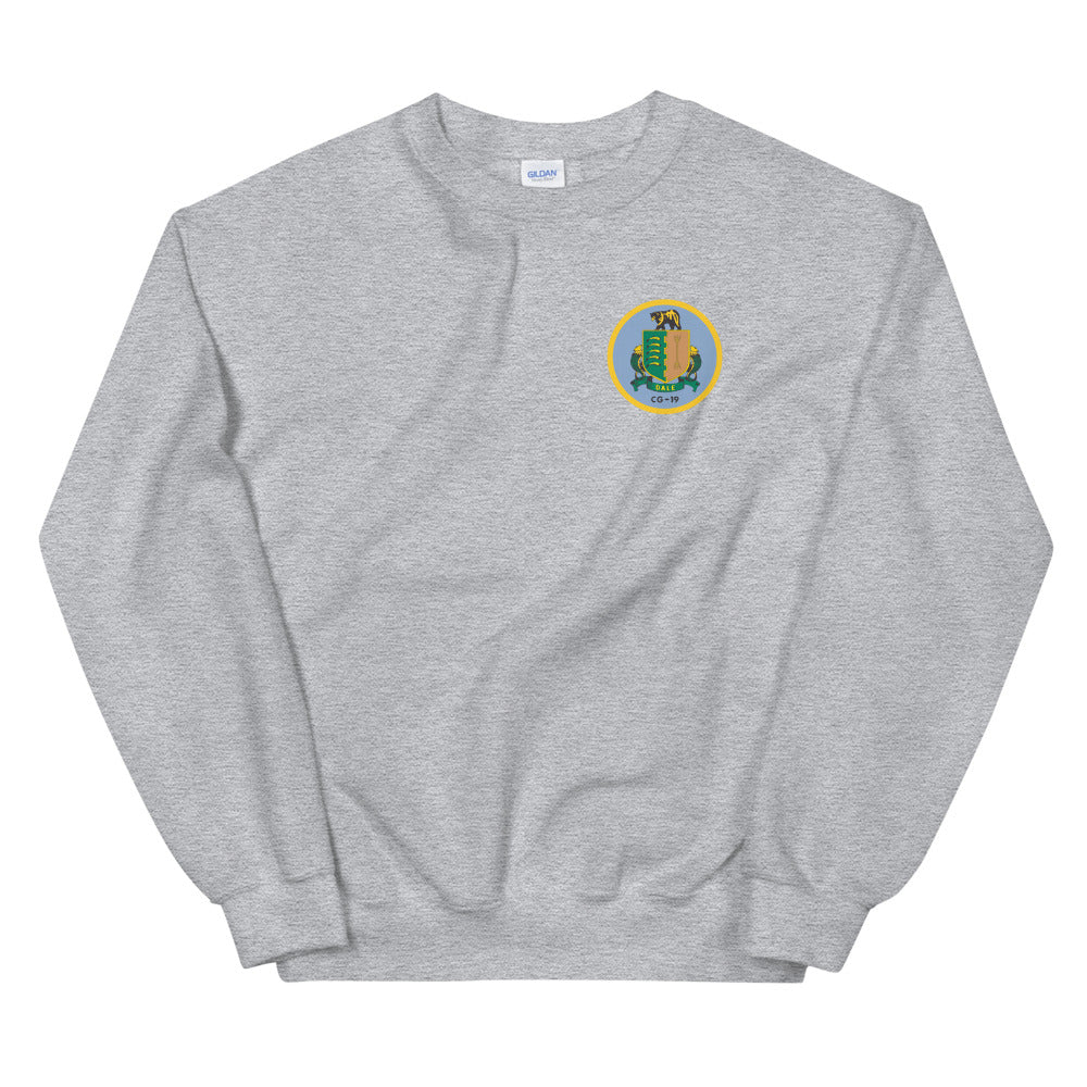USS Dale (CG-19) Ship's Crest Sweatshirt