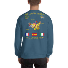 Load image into Gallery viewer, USS Seattle (AOE-3) 1976 Cruise Sweatshirt