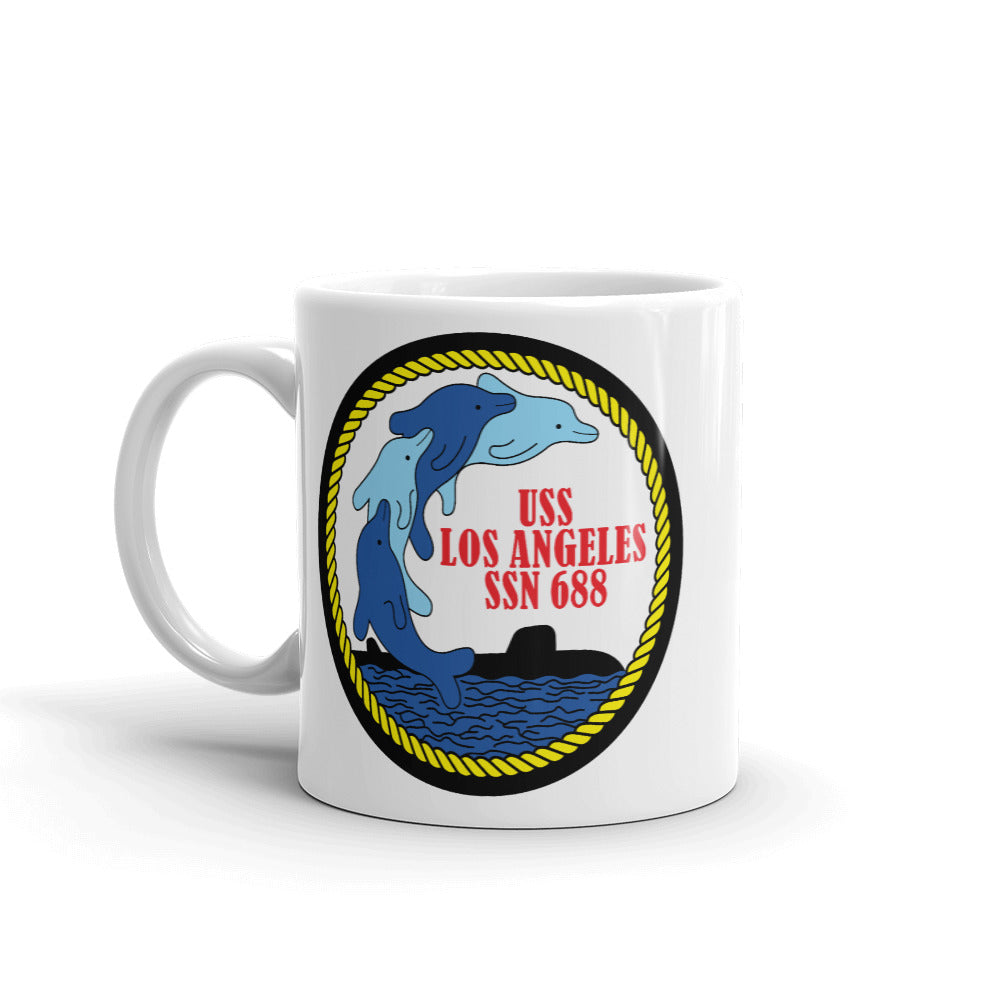 USS Los Angeles (SSN-688) Ship's Crest Mug