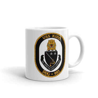 USS Kidd (DDG-993) Ship's Crest Mug