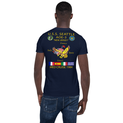 USS Seattle (AOE-3) 1984 Cruise Shirt - CUSTOM