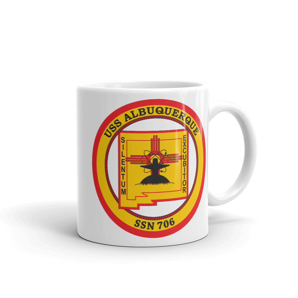 USS Albuquerque (SSN-706) Ship's Crest Mug