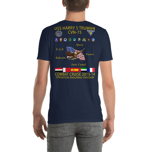 USS Harry S. Truman (CVN-75) 2013-14 Cruise Shirt
