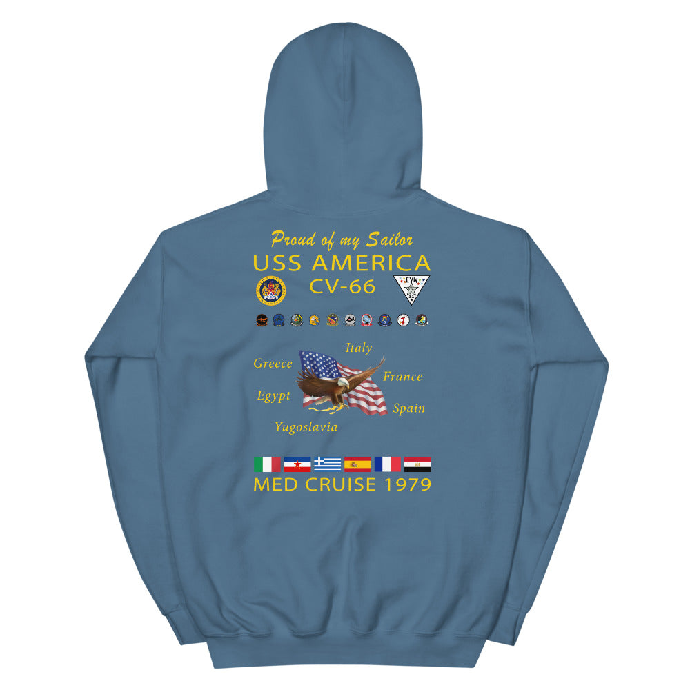 USS America (CV-66) 1979 Cruise Hoodie - FAMILY