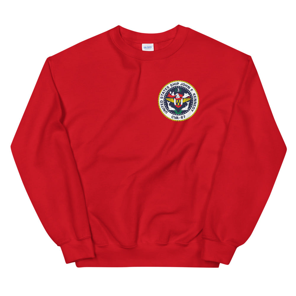 USS John F. Kennedy (CVA-67) Shooters Union Local 67 Sweatshirt