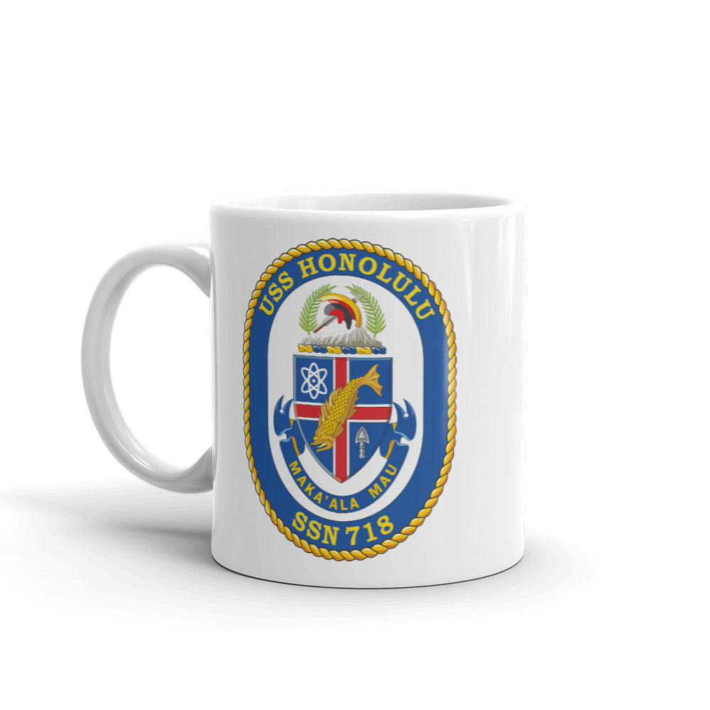 USS Honolulu (SSN-718) Ship's Crest Mug