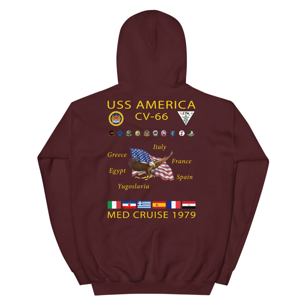 USS America (CV-66) 1979 Cruise Hoodie