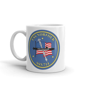 USS Norfolk (SSN-714) Ship's Crest Mug