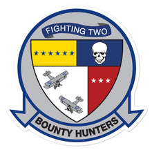 Load image into Gallery viewer, VF/VFA-2 Bounty Hunters Squadron Crest Vinyl Sticker