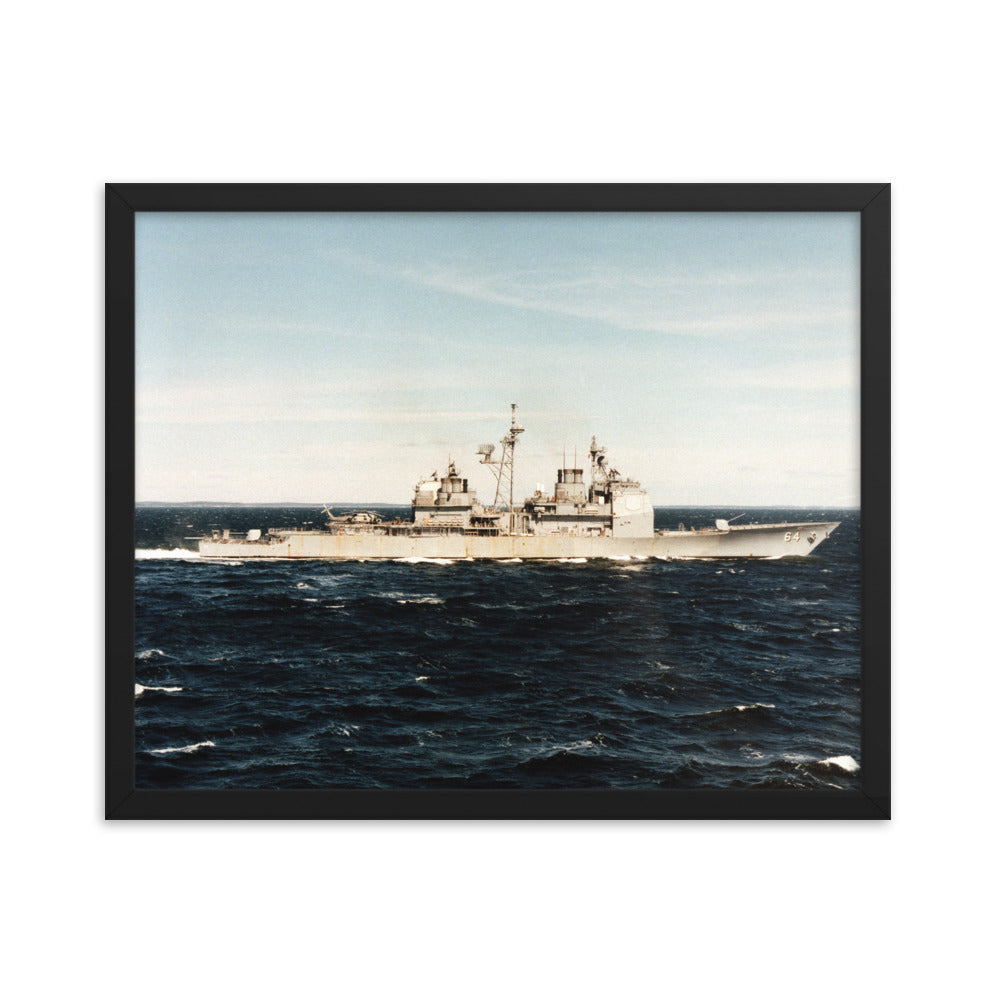 USS Gettysburg (CG-64) Framed Ship Photo