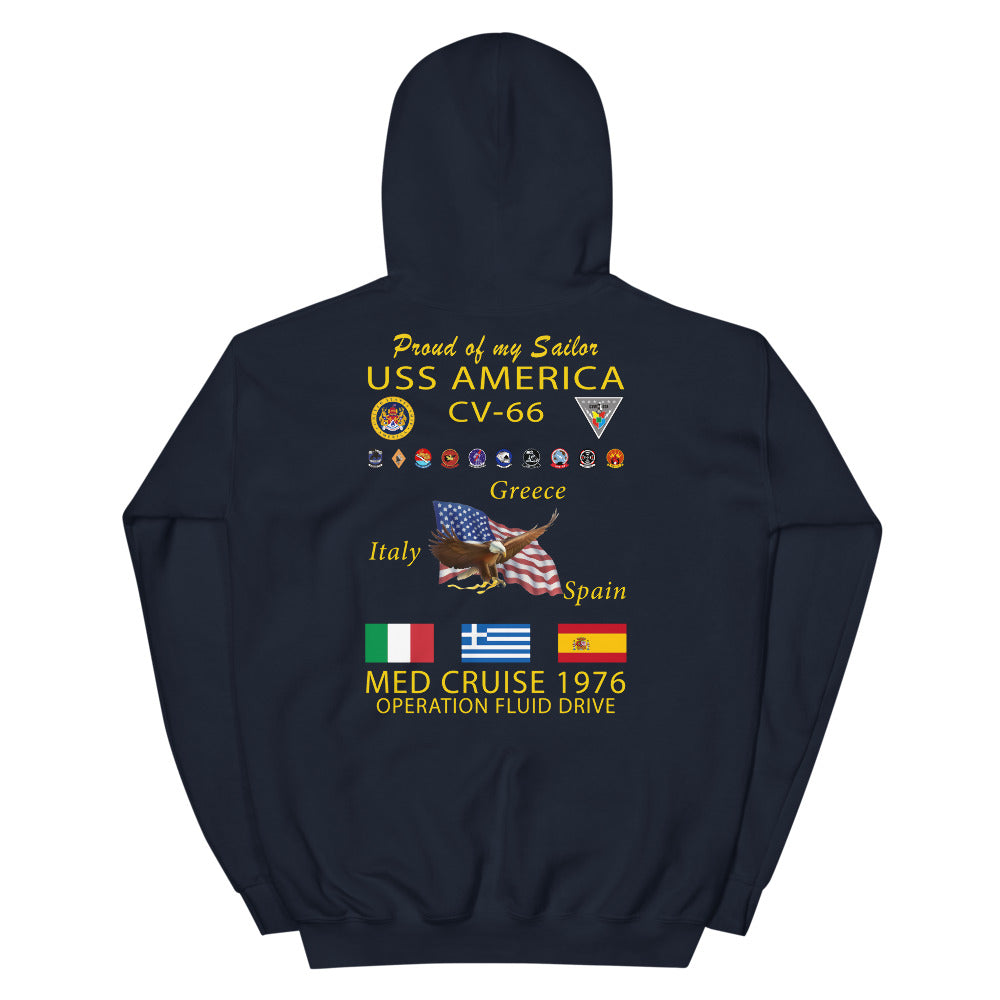 USS America (CV-66) 1976 Cruise Hoodie - FAMILY