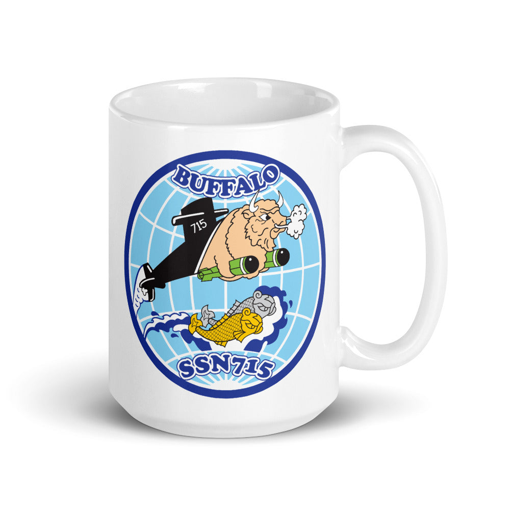 USS Buffalo (SSN-715) Ship's Crest Mug