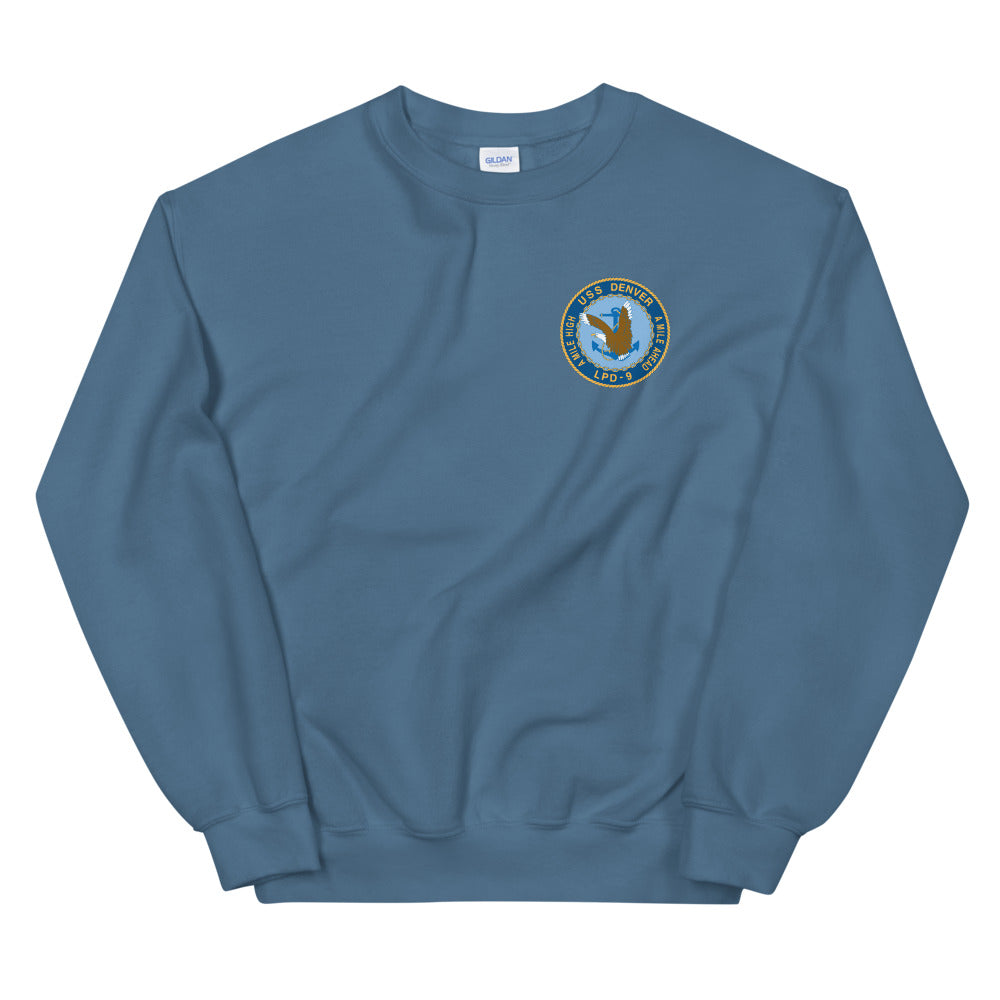 USS Denver (LPD-9) Ship's Crest Sweatshirt