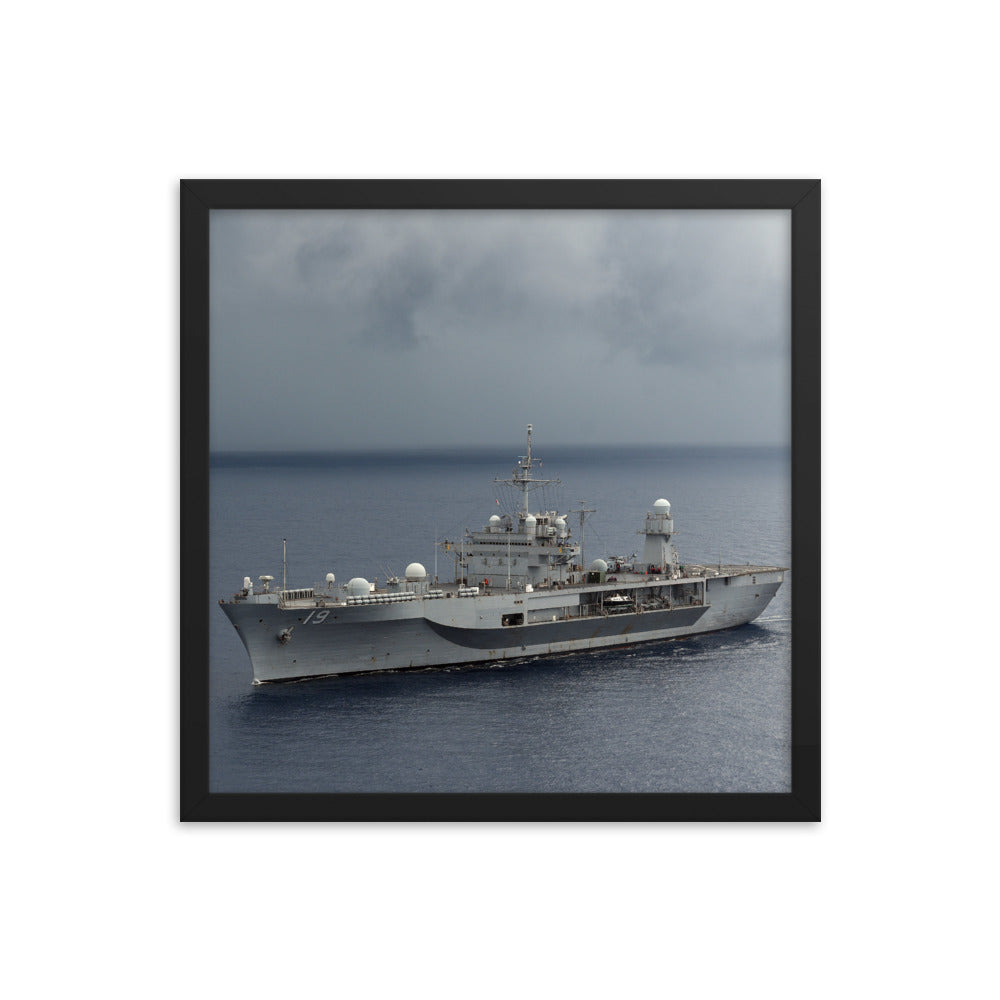 USS Blue Ridge (LCC-19) Framed Ship Photo