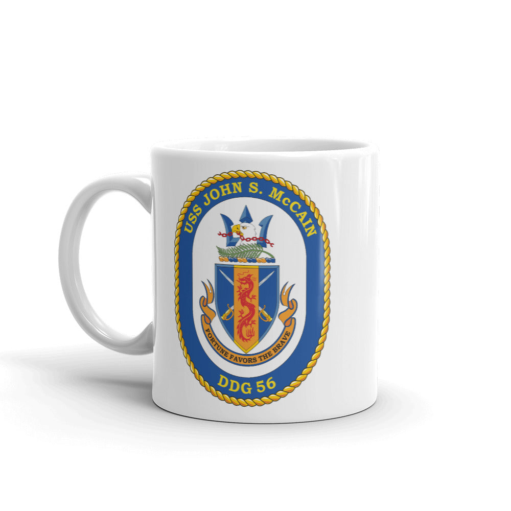 USS John S. McCain (DDG-56) Ship's Crest Mug