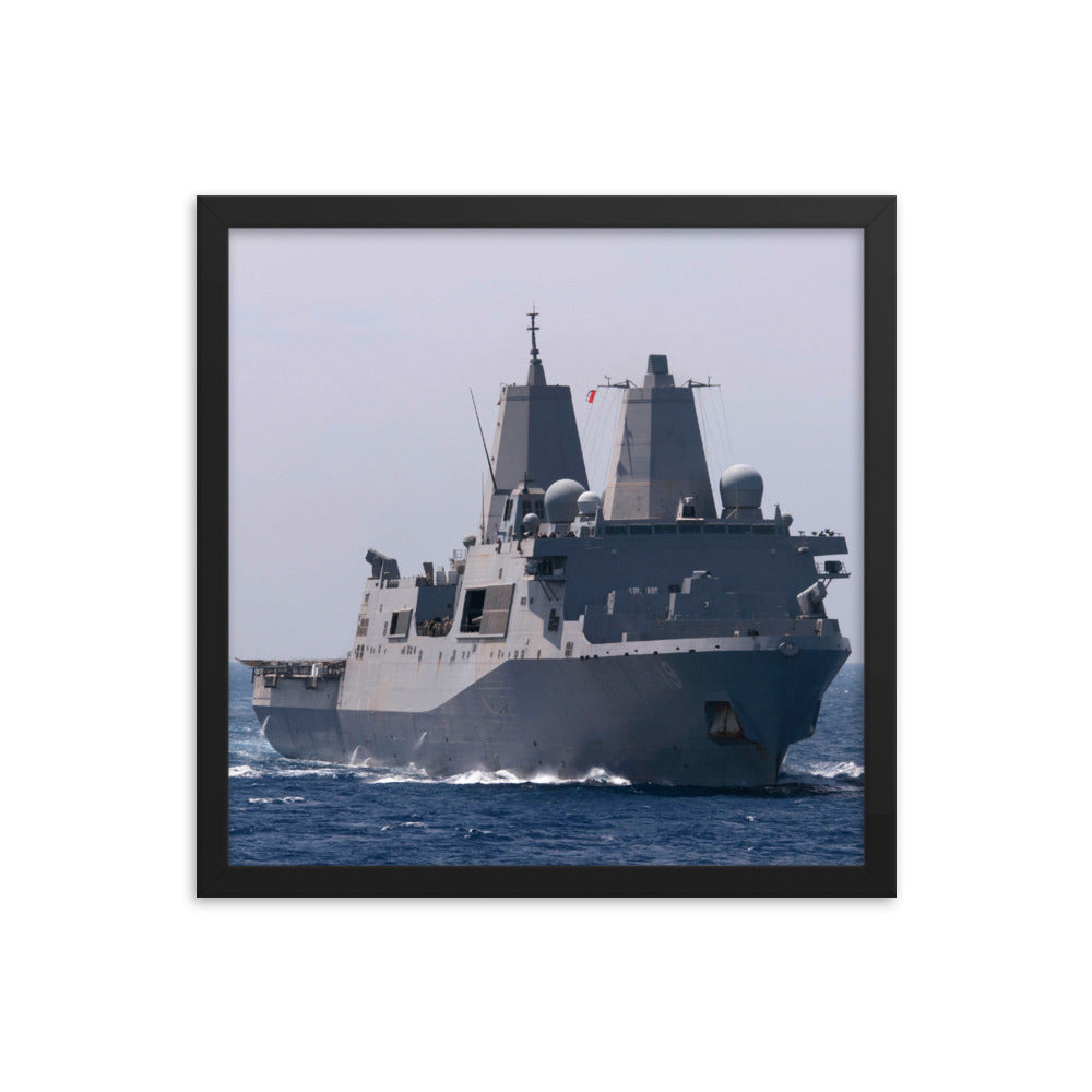 USS Mesa Verde (LPD-19) Framed Ship Photo