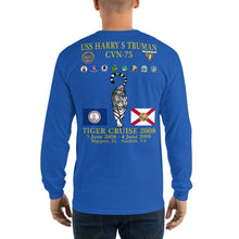 Load image into Gallery viewer, USS Harry S. Truman (CVN-75) 2008 Long Sleeve Tiger Cruise Shirt