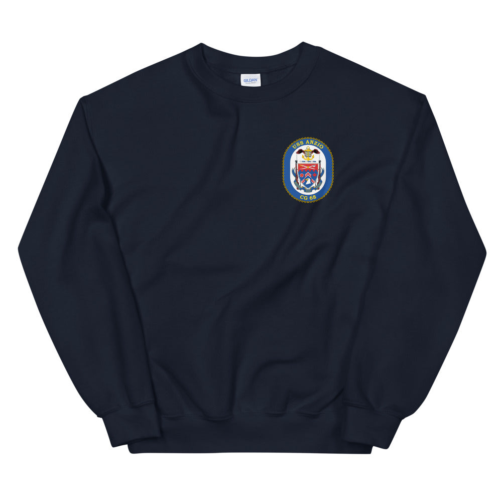 USS Anzio (CG-68) Ship's Crest Sweatshirt