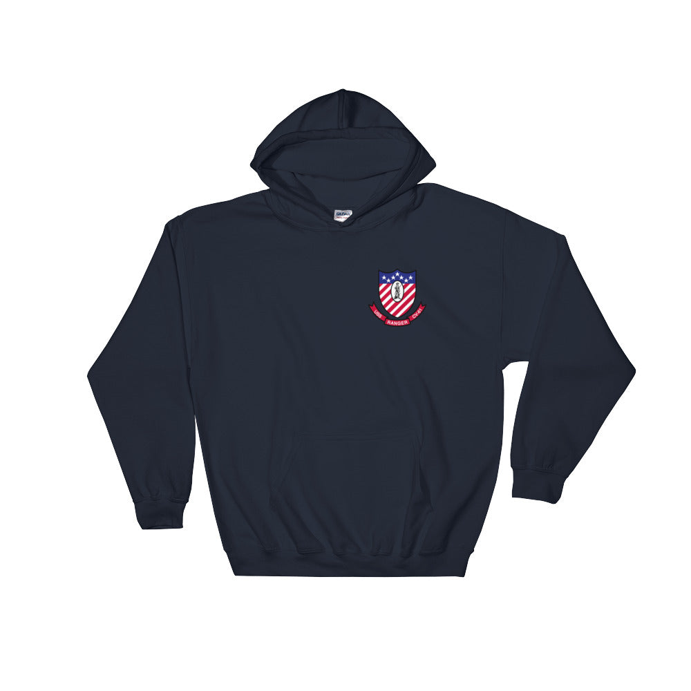 USS Ranger (CV-61) 1979 Cruise Hoodie - Map