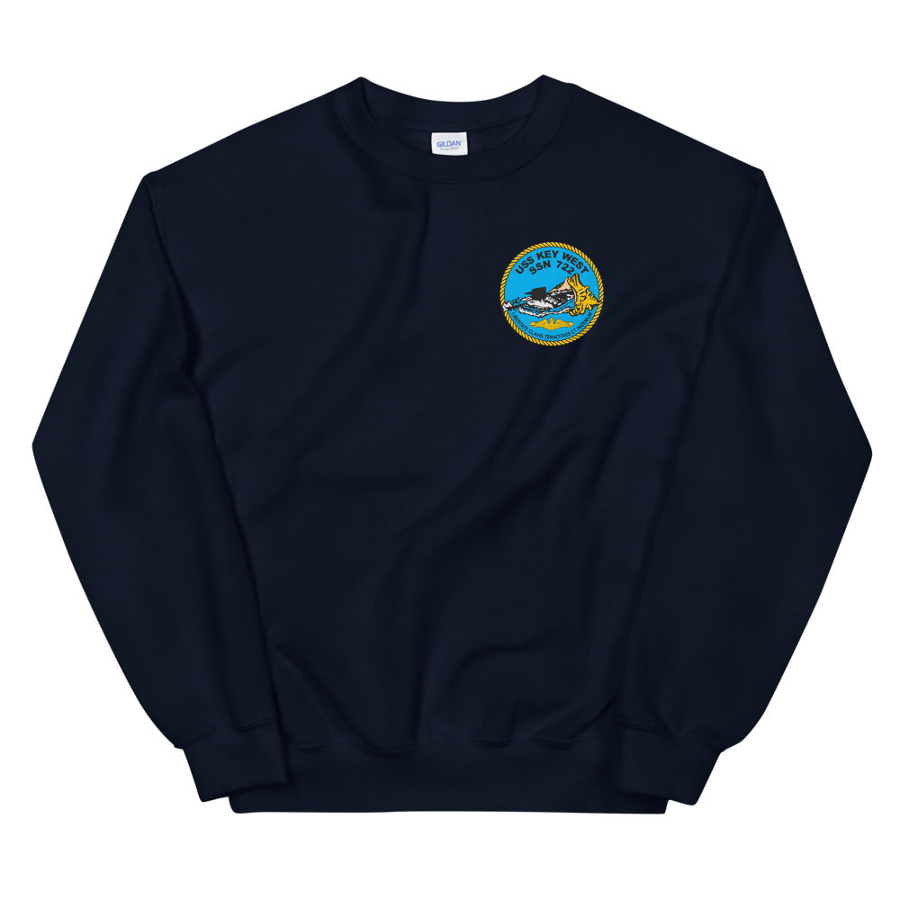 USS Key West (SSN-722) Ship's Crest Sweatshirt