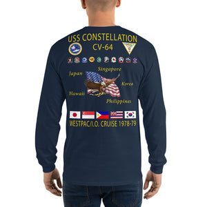 USS Constellation (CV-64) 1978-79 Long Sleeve Cruise Shirt