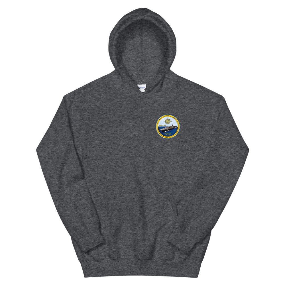 USS Gerald R. Ford (CVN-78) Ship's Crest Hoodie
