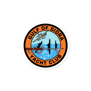 Gulf of Sidra Yacht Club Vinyl Sticker