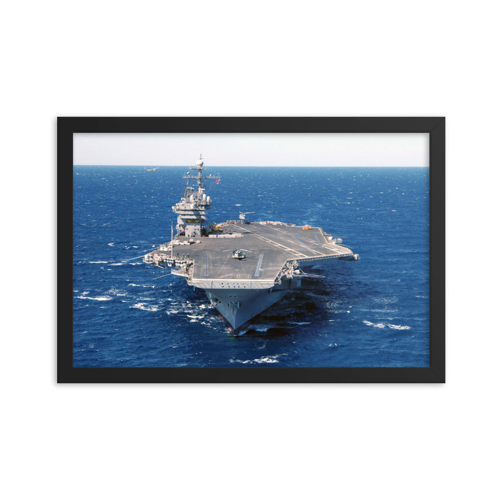 USS John F. Kennedy (CV-67) Framed Ship Photo