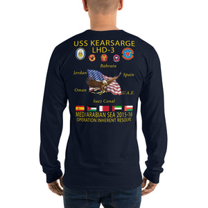 USS Kearsarge (LHD-3) 2015-16 Long Sleeve Cruise Shirt