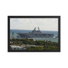 Load image into Gallery viewer, USS Wasp (LHD-1) Framed Ship Photo