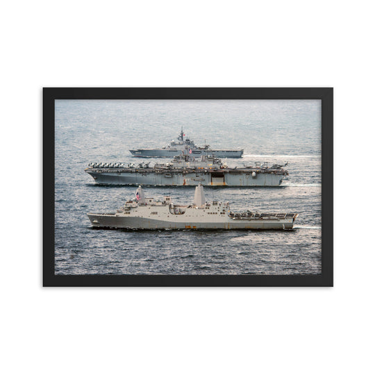 USS Green Bay (LPD-20) Framed Ship Photo