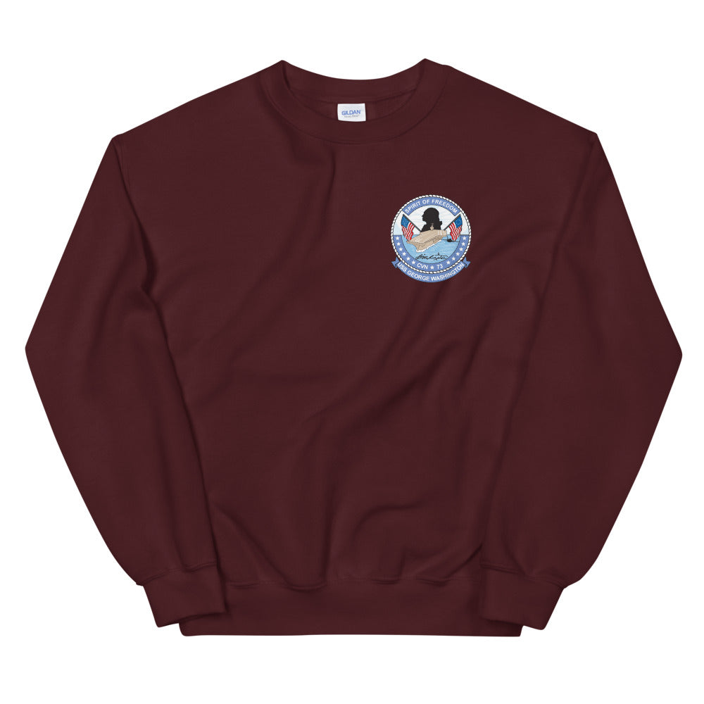 USS George Washington (CVN-73) Persian Gulf Yacht Club Sweatshirt