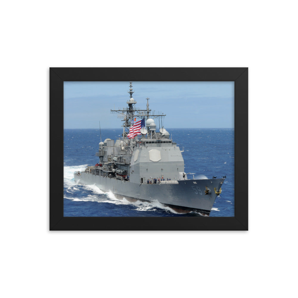 USS Princeton (CG-59) Framed Ship Photo