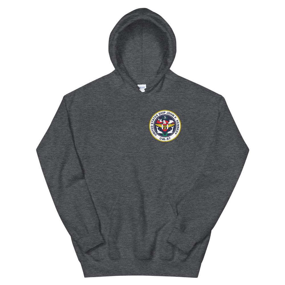 USS John F. Kennedy (CVA-67) Shooters Union Local 67 Hoodie