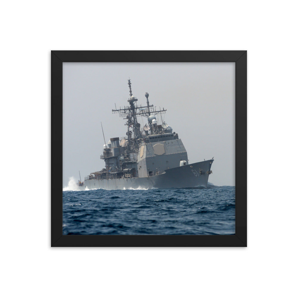 USS Monterey (CG-61) Framed Ship Photo