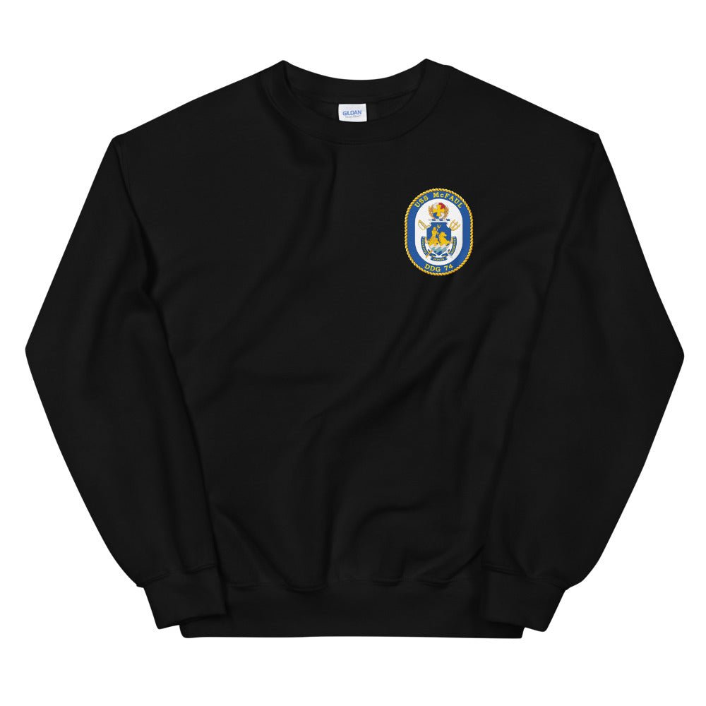 USS McFaul (DDG-74) Ship's Crest Sweatshirt