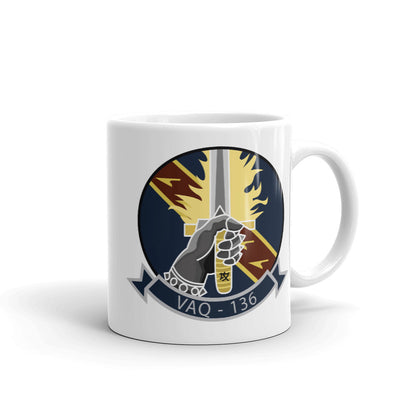 VAQ-136 Gauntlets Squadron Crest Mug