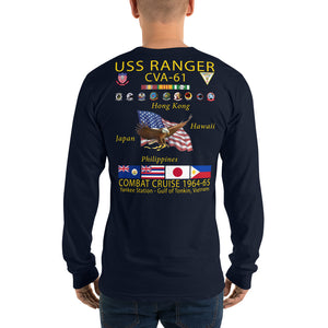 USS Ranger (CVA-61) 1964-65 Long Sleeve Cruise Shirt