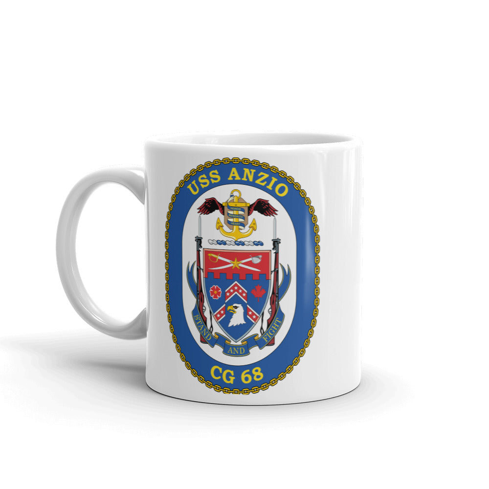 USS Anzio (CG-68) Ship's Crest Mug