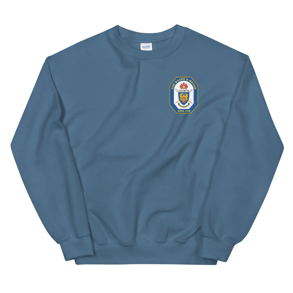 USS Wayne E. Meyer (DDG-108) Ship's Crest Sweatshirt