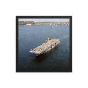 USS Bonhomme Richard (LHD-6) Framed Ship Photo