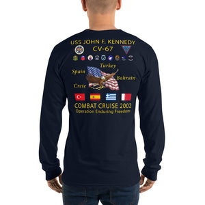 USS John F. Kennedy (CV-67) 2002 Long Sleeve Cruise Shirt