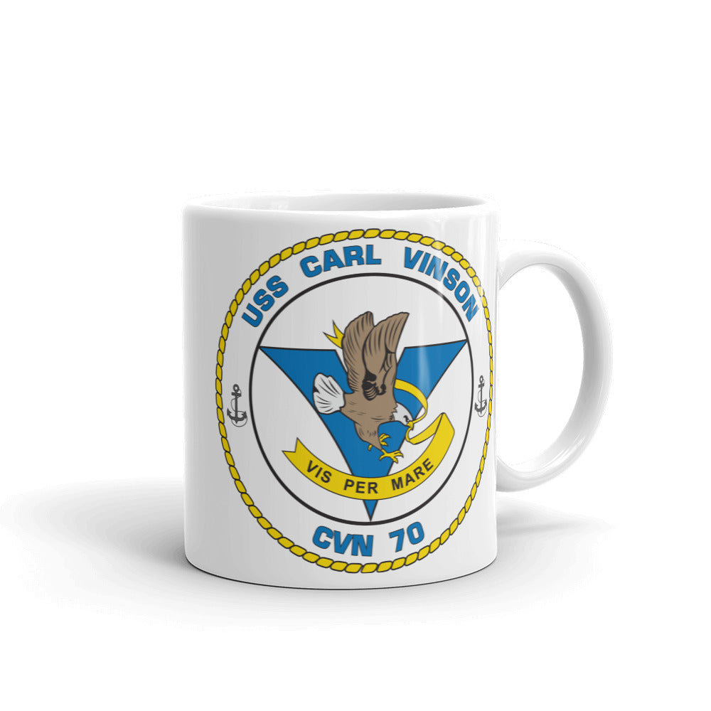 USS Carl Vinson (CVN-70) Ship's Crest Mug