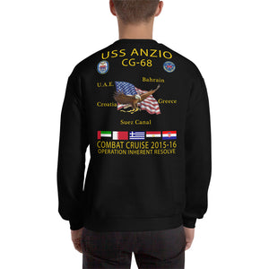 USS Anzio (CG-68) 2015 Cruise Sweatshirt